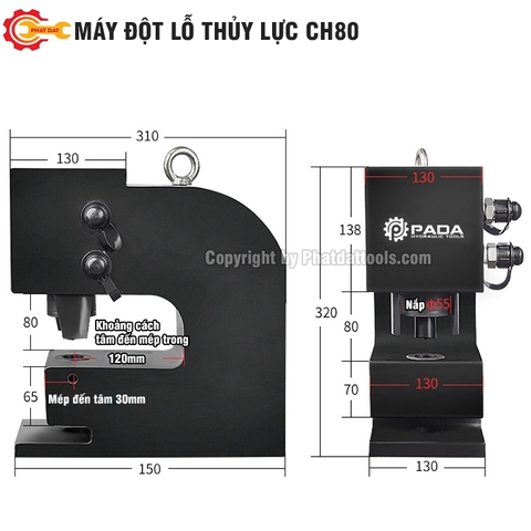 Máy Đột Thủy Lực CH80