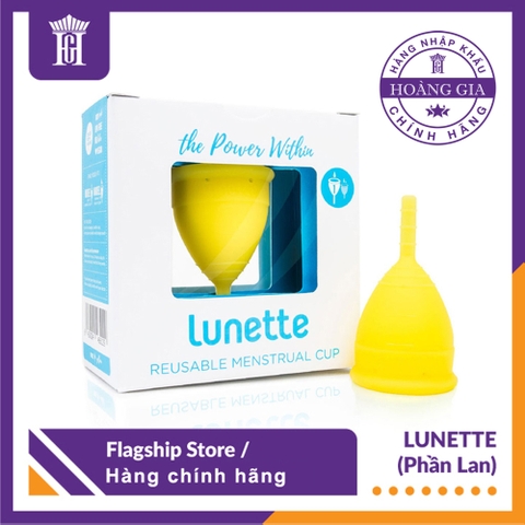 Combo Cốc nguyệt san Lunette - Hàng chính hãng + Hộp Giấy Lau Tiệt Trùng Cốc + Túi chống nước