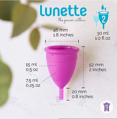 Combo Cốc nguyệt san Lunette - Hàng chính hãng + Hộp Giấy Lau Tiệt Trùng Cốc + Túi chống nước