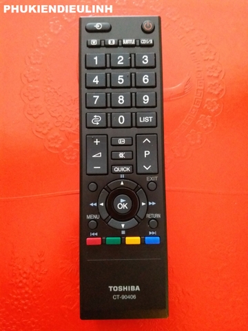 ĐIỀU KHIỂN TIVI TOSHIBA CT-90406  (HÀNG CHÍNH HÃNG)