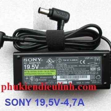 Nguồn (Adapter) Sony 19,5V-4,7A (Hàng chính hãng)