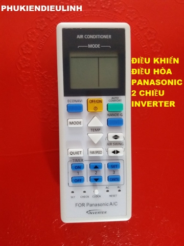 ĐIỀU KHIỂN ĐIỀU HÒA PANASONIC 2 CHIỀU INVERTER 971 (HÀNG TRUNG QUỐC)