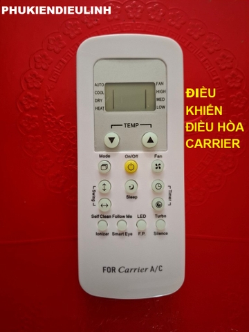 ĐIỀU KHIỂN ĐIỀU HÒA CARRIER 2349 (HÀNG TRUNG QUỐC)