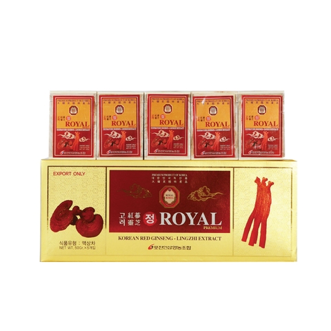 Cao tinh chất hồng sâm - linh chi Hàn Quốc ROYAL KOREA (50Gr x 5)