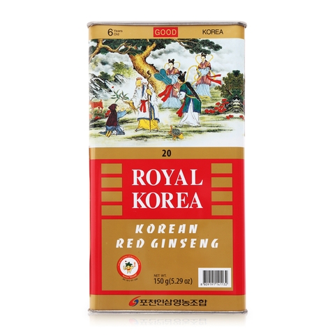Hồng sâm củ hảo hạng ROYAL KOREA (Good 20 - 150Gr)