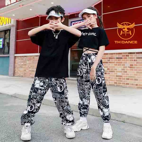 QUẦN ÁO HIPHOP TRẺ EM - HEY GIRL SUP PANTS