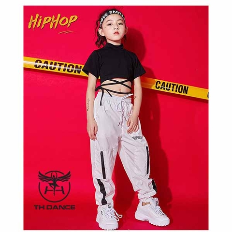 QUẦN ÁO NHẨY HIP HOP TRẺ EM - CROP DÂY SPORT PANTS