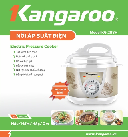 Nồi áp suất điện Kangaroo KG288H