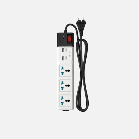 Ổ cắm đa năng USB chống giật 3m Rạng Đông OC02.WF 3C/5M/10A