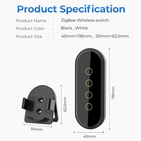 Công Tắc Nhà Thông Minh Không Dây SMATRUL Tuya ZigBee SRL-21