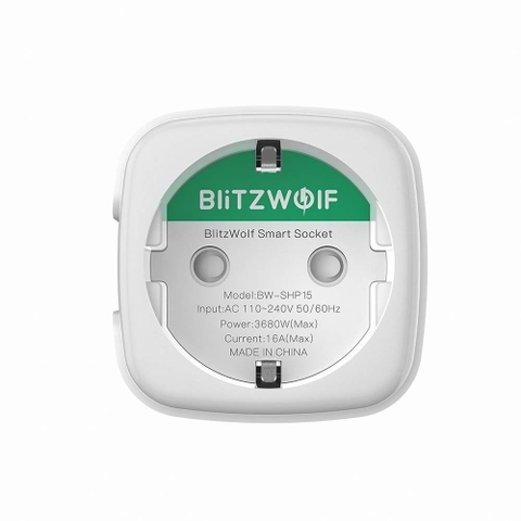 Phích cắm BlitzWolf® BW-SHP15 Zigbee 3.0 16A 3680W Smart Plug