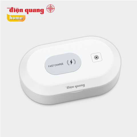 Hộp Diệt Khuẩn UVC Điện Quang ĐQ BOX01 02UV 15FWC ( 2W UV, 15W Fast Wireless Charging )