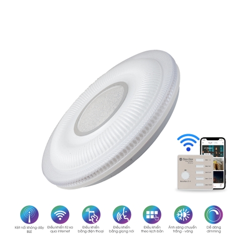 Đèn LED ốp trần 500/40W Bluetooth Rạng Đông