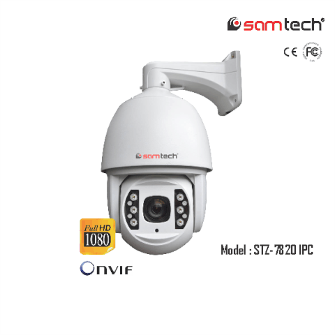 Camera Speed Dome công nghệ IP SAMTECH STZ-7820 IPC Full HD 2.0 Megapixel