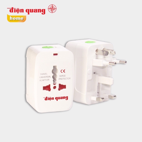 Ổ cắm du lịch Điện Quang ĐQ ESK TV01 ( Màu trắng )