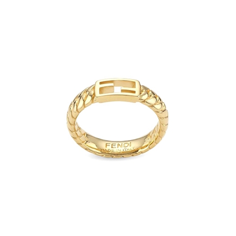 Nhẫn Fendi Women Baguette Ring-Colored Ring-Gold