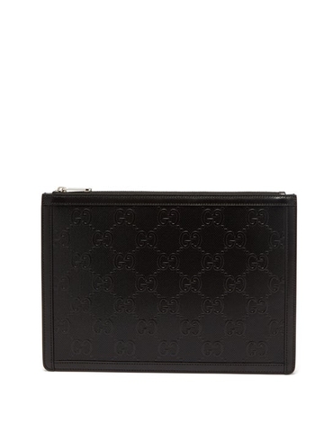 TÚI GUCCI GG Tennis leather pouch