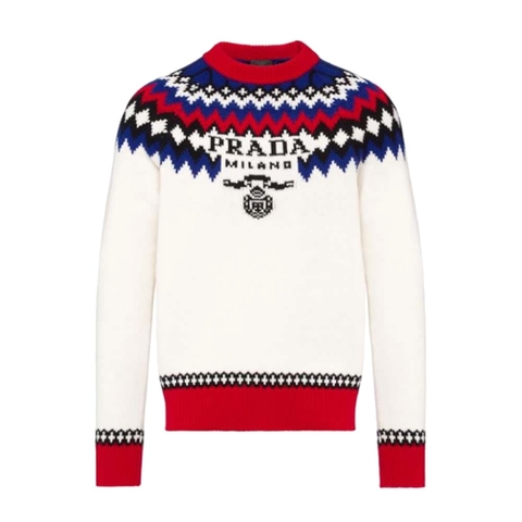ÁO Prada Cashmere Crew-Neck Sweater