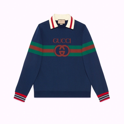 ÁO GUCCI GG LINEN SWEATSHIRT