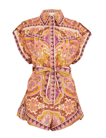 VÁY ZIMMERMANN Violet Flower Vintage Dress