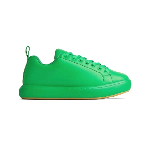 GIÀY Bottega Veneta Unisex Pillow Sneaker Padded Leather Lace-up Sneakers-Green