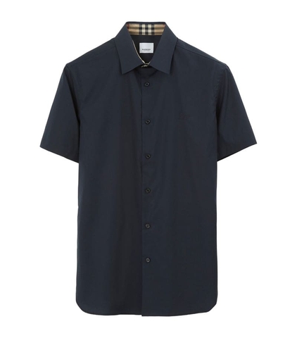 ÁO Burberry Embroidered EKD Short-Sleeved Shirt