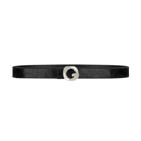 DÂY LƯNG Givenchy Women Reversible Belt in Leather with G Chain Buckle