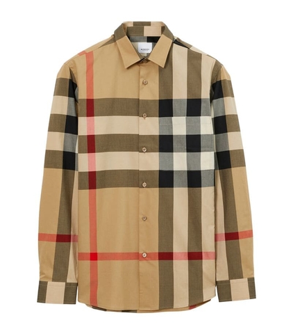 ÁO BURBERRY  Check Slim Shirt