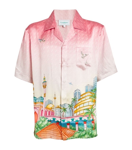 ÁO CASABLANCA  Silk Morning City View Shirt