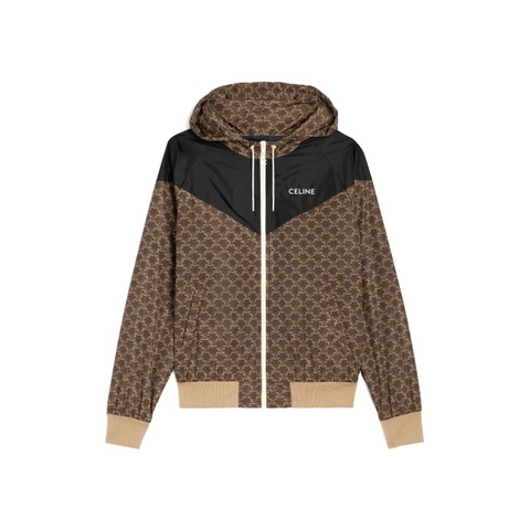 ÁO CELINE LOGO NYLON JACKET