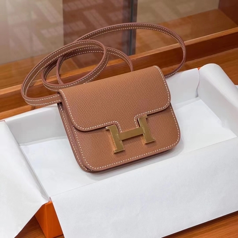 TÚI HERMES Constance Wallet Brown Epsom 14CM(giá liên hệ)