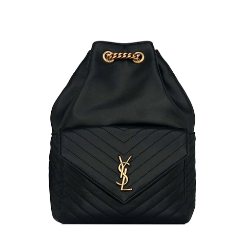 BALO Saint Laurent YSL Women Joe Backpack in Lambskin-Black