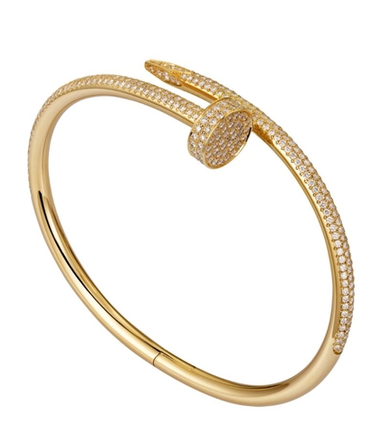 Vòng tay CARTIER Yellow Gold and Diamond Juste un Clou Bracelet vàng vàng 18K