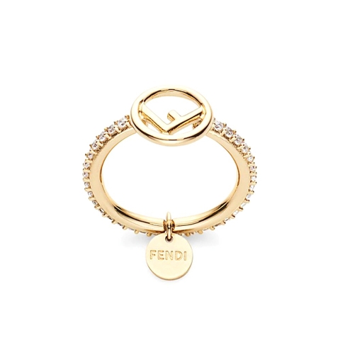 Nhẫn Fendi Women F is Fendi Gold-color Ring