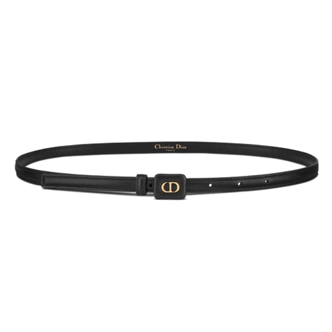 DÂY LƯNG Dior Women Dior Bobby Belt Black Smooth Calfskin 12 MM