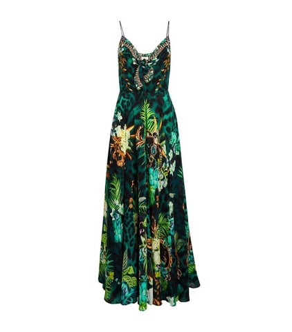 VÁY CAMILLA Silk Sing My Song Maxi Dress