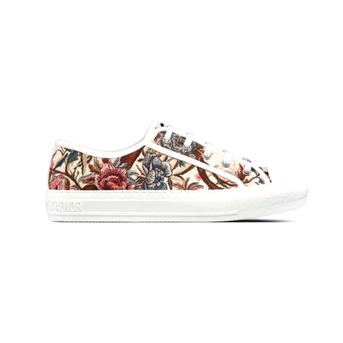 GIÀY Dior Women Walk’N’Dior Sneaker White Multicolor Dior Jardin d’Hiver Embroidered Cotton