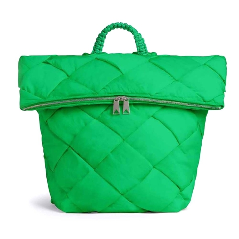 BALO Bottega Veneta Men Padded Tech Cassette Backpack-Green