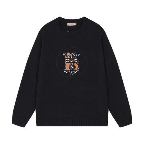 ÁO Burberry TB Black Sewing Sweater Unisex