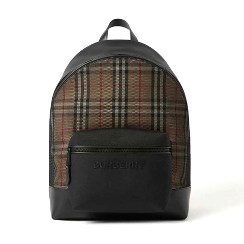 BALO Burberry Check and Mesh Backpack