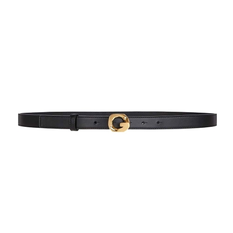 DÂY LƯNG Givenchy Women G Chain Buckle Thin Reversible Belt in Smooth Leather-Gold