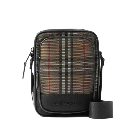 TÚI Burberry Women Freddie Bag in Burberry Check Cotton and Layered