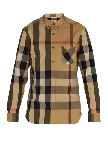 ÁO BURBERRY  House Check button-down shirt