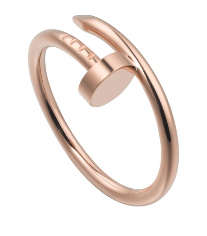 Nhẫn CARTIER Small Rose Gold Juste Un Clou Ring vàng hồng 18K