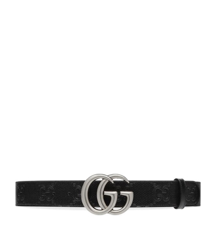 DÂY LƯNG GUCCI GUCCI  GG Marmont Embossed Belt khóa trắng