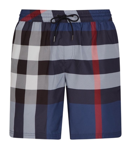 QUẦN BURBERRY  Check Drawcord Swim Shorts