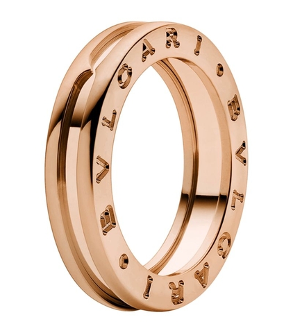 Nhẫn BVLGARI Rose Gold B.zero1 Ring vàng hồng18K