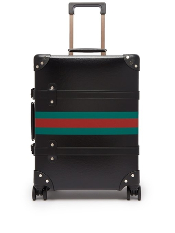 VALI GUCCI  X Globe Trotter Web-stripe carry case