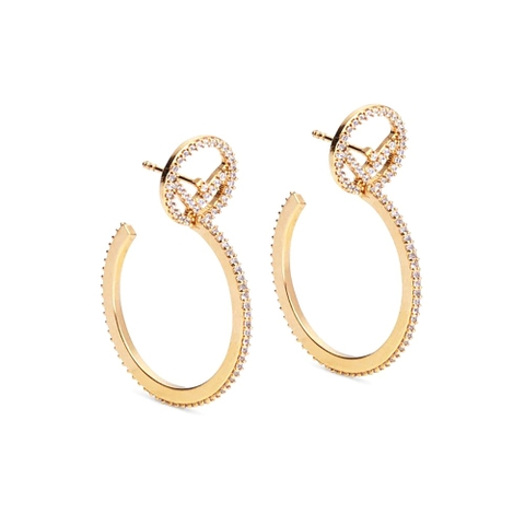 Bông tai Fendi Women F is Fendi Earring Gold-color