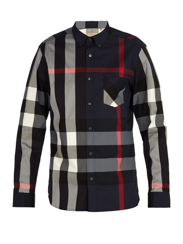 ÁO BURBERRY  House Check button-down shirt